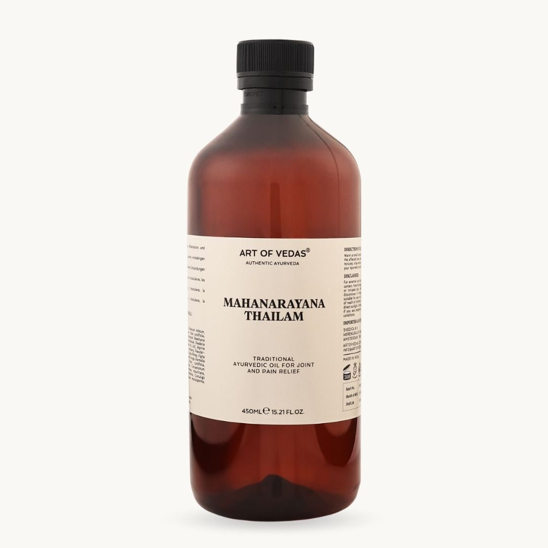 Art of Vedas Mahanaryana Thailam 450ml - Ayurvedic Oil for Pain and Inflammation Relief